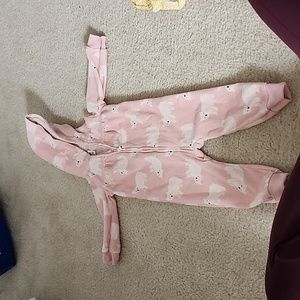 Carters polar bear fleece one piece. 12-18 month. NWOT